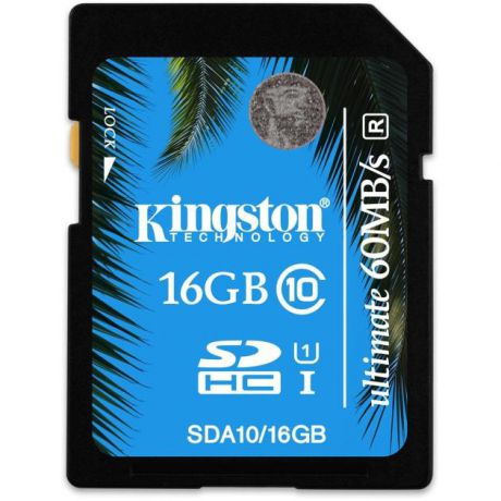 Kingston Kingston SDA10/16GB SDHC, 16Гб, Class 10