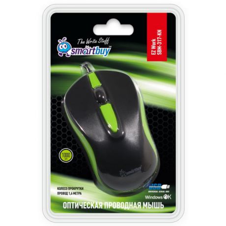 Smartbuy Мышь проводная Smart Buy SBM-317 Черный, USB