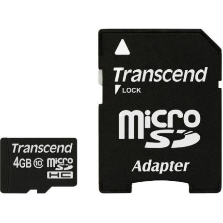 Transcend Transcend microSDHC microSDHC, 4Гб, Class 10