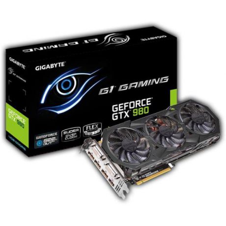 Gigabyte Gigabyte NVIDIA GeForce GTX980 GV-N980G1 GAMING-4GD 1750, 4096Мб