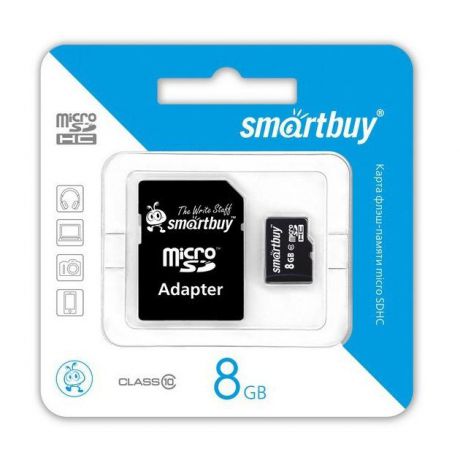 Smartbuy Smart Buy microSDHC microSDHC, 8Гб, Class 4