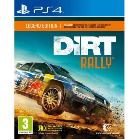 Dirt Rally. Legend Editon Русский язык, Sony PlayStation 4, гонки