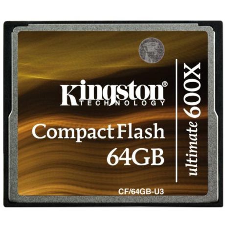 Kingston Kingston Ultimate 600x CompactFlash, 64Гб, без класса CompactFlash, 64Гб, без класса