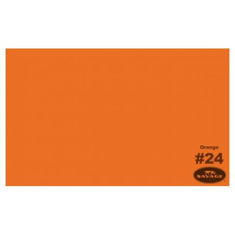 Savage Фон бумажный Savage 24-12 WIDETONE ORANGE цвет "Оранжевый", 2,72 x 11 метров