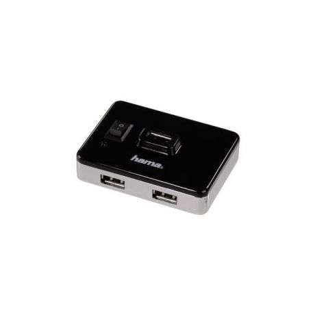 HAMA Разветвитель USB 2.0 Hama Switch 4порт. белый (00054591)