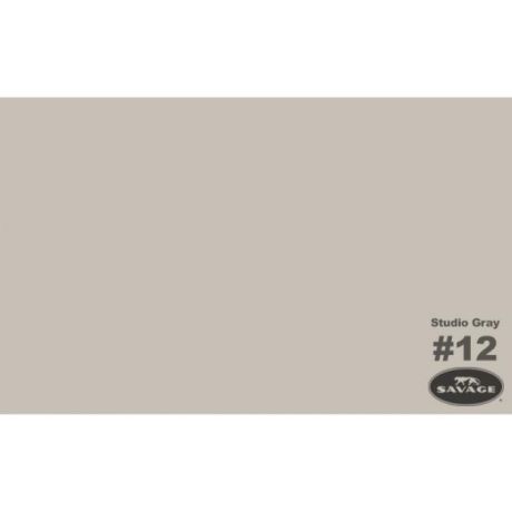 Savage Фон бумажный Savage 12-12 WIDETONE STUDIO GRAY цвет "Студийный Серый" RGB 200-191-181, 2,72 х 11 метров
