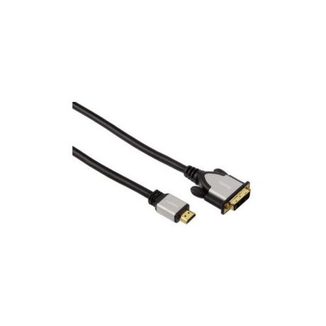 HAMA Кабель Hama H-34033 HDMI - DVI/D (m-m) 2.0 м позолоченные штекеры черный