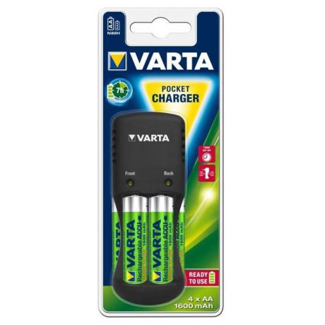 VARTA Зарядное устройство VARTA Pocket Charger + 4AA 1600 mAh R2U