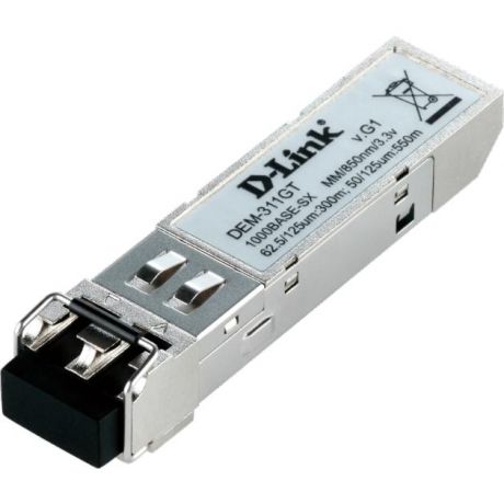 D-Link D-Link DEM-311GT, 1-port mini-GBIC SX Multi-mode Fiber Transceiver, (550m, 3.3V)