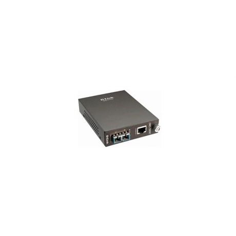 D-Link D-Link DMC-810SC/B8A, 1000Base-T Gigabit Twisted-pair to 1000Base-LX Gigabit Fiber Single-mode Fiber (10km, SC) Media Converter Module