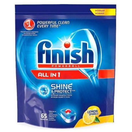 Finish Средство для мытья посуды для посудомоечных машин Finish 170707595460 (упак: 65шт)