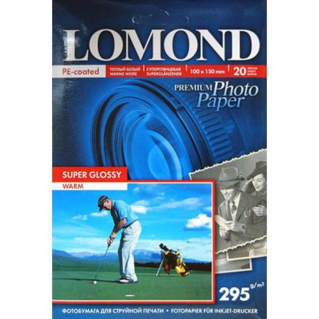 Lomond Lomond суперглянцевая тепло-белая фотобумага
