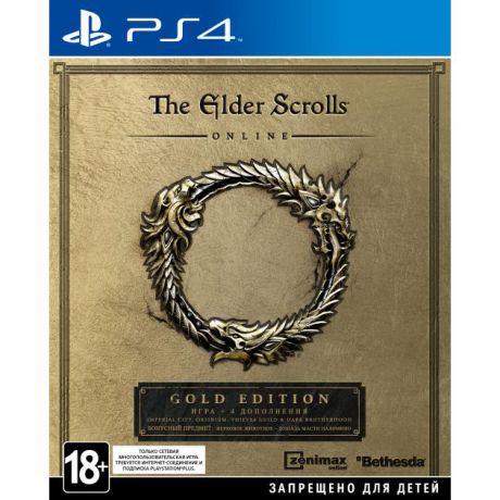 Elder Scrolls Online: Gold Edition Русский язык, Специальное издание, Sony PlayStation 4, ролевая