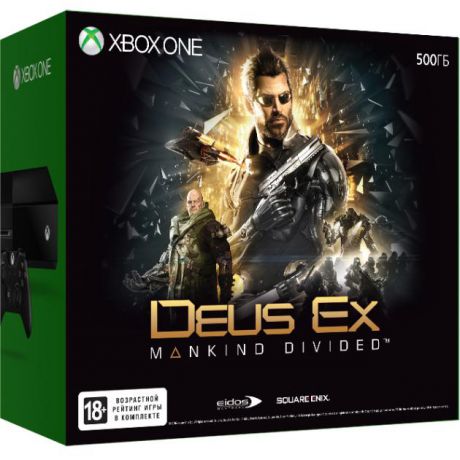 Xbox One 500 ГБ + Deus Ex: Mankind Divided 500 ГБ