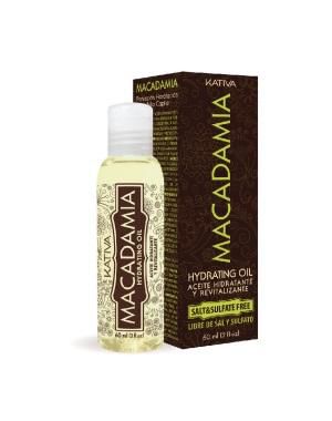 Восстанавливающее масло Kativa для нормальных и поврежденных волос MACADAMIA, 60мл