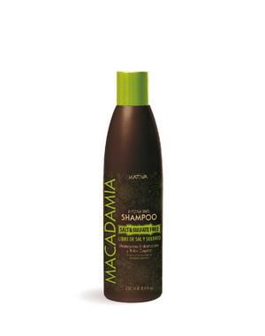 Интенсивно увлажняющий шампунь Kativa для нормальных и поврежденных волос MACADAMIA, 250мл