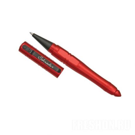 Ручка тактическая SCHRADE алюминий, красный, стержень