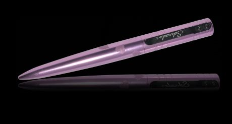 Ручка тактическая SCHRADE алюминий, цвет - розовый, стержень