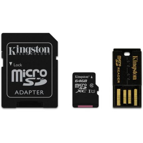 Kingston Kingston MBLY10G2/64GB3.5 microSDXC, 64Гб, Class 10