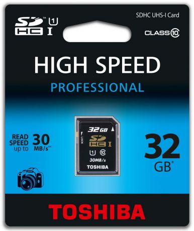 Toshiba SDHC 32GB Сlass10 UHS-I (SD-T032UHS1)