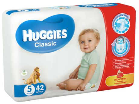 Huggies Classic 5 11-25кг 42шт (9401057)