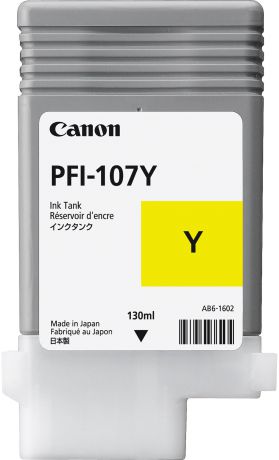 Canon PFI-107Y (6708B001) - картридж для принтеров Canon iPF680/685/780/785 (Yellow)