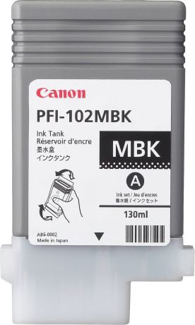 Canon PFI-102MBK (0894B001) - картридж для принтеров Canon iPF500/600/610/700/710 (Mate Black)
