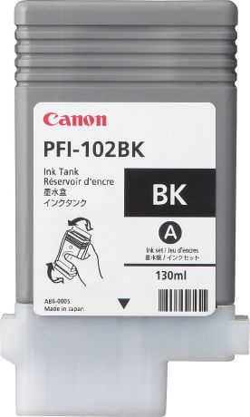 Canon PFI-102BK (0895B001) - картридж для принтеров Canon iPF500/600/610/700/710 (Black)