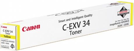 Canon C-EXV 34 (3785B002) - тонер-картридж для принтеров Canon iR ADV C2220L/C2220i/C2225i/C2230i (Yellow)
