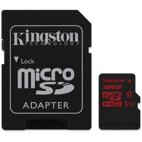 Kingston Kingston SDCA3/32GB microSDHC, 32Гб, Class 3