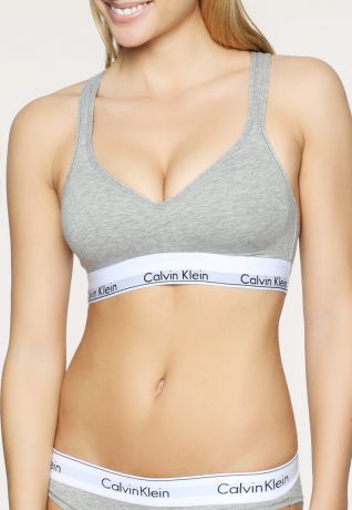 Calvin Klein - Modern Cotton - Бюстье с подстежкой - Серый