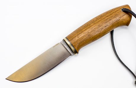 Нож Шмель, сталь 110х18, орех