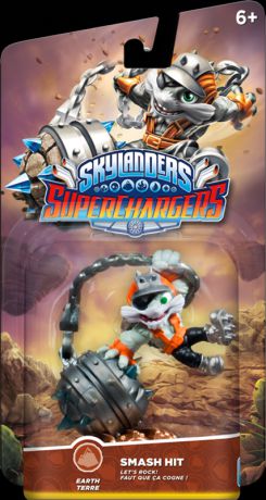 Skylanders SuperChargers. Интерактивная фигурка. Суперзаряд. Smash Hit (стихия Earth)