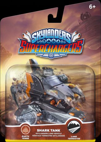 Skylanders SuperChargers. Интерактивная фигурка. Машины. Shark Tank (стихия Earth)