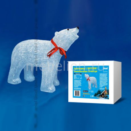 Uniel Белый медведведь световой (48 см) ULD 09563