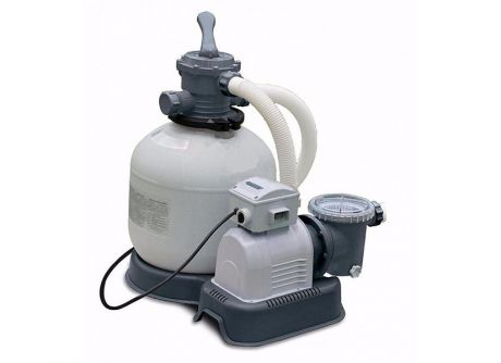 Intex Poump Filter (с28676) - фильтр насос песочный и система морской воды (Silver)