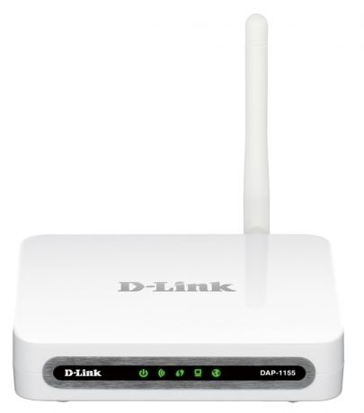 D-Link DAP-1155/A/B1B - Wi-Fi точка доступа (White)