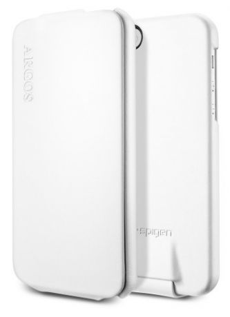 SGP Leather Case Argos (SGP09599) - чехол для iPhone 5/5S (White)