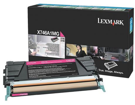 Lexmark X746A1MG - картридж для принтеров Lexmark X746/748 (Magenta)