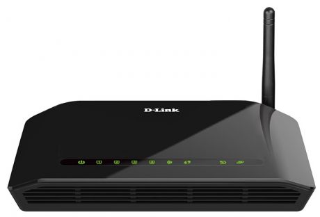 D-Link DSL-2640U/RA/U2A - беспроводной маршрутизатор ADSL2+ (Black)