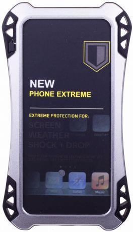Amira Phone Extreme - защитный чехол для iPhone 5/5S/SE (Silver/Black)