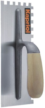 Kapriol зуб 12 мм (23023) - зубчатая гладилка с деревянной ручкой
