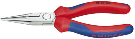 Knipex KN-2502160 - длинногубцы с резцом (Red/Blue)