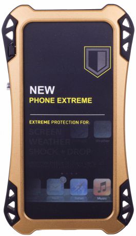 Amira Phone Extreme - защитный чехол для iPhone 5/5S/SE (Gold/Black)