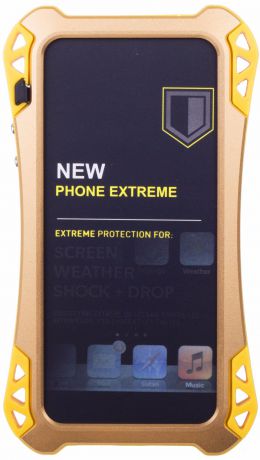 Amira Phone Extreme - защитный чехол для iPhone 5/5S/SE (Gold/Yellow)