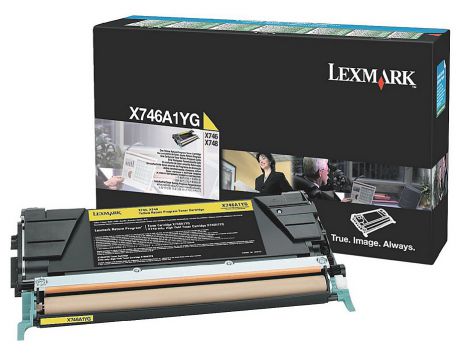 Lexmark X746A1YG - картридж для принтеров Lexmark X746/748 (Yellow)