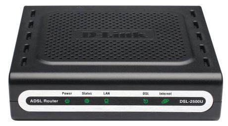 D-Link DSL-2500U/BA/D4C - маршрутизатор ADSL2+ (Black)
