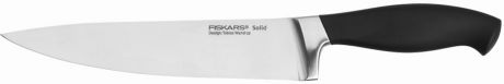 Fiskars Solid (857308) - поварской нож с широким лезвием (Black)