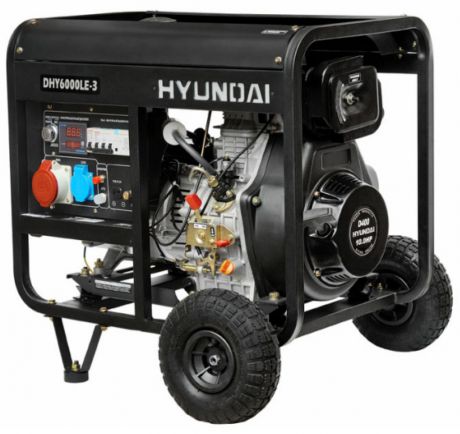 Hyundai DHY 6000LE-3 - дизельный генератор (Black)