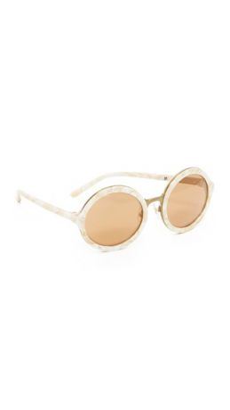 3.1 Phillip Lim Солнцезащитные очки в округлой оправе с зеркальными линзами